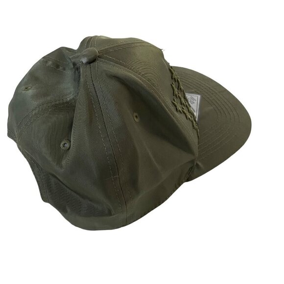 Zion Classic Snapback Hat Olive Green with Embroidered Stars One Size - Picture 5 of 9
